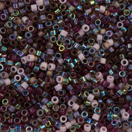 Miyuki Delica Seed Bead 11/0 Mix Vineyard 2-inch Tube (MIX18)