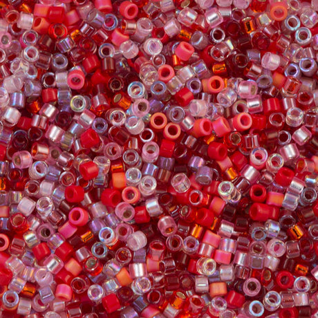 Miyuki Delica Seed Bead 11/0 Mix Strawberry Fields 2-inch Tube (MIX5)