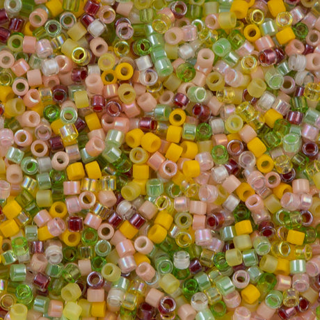 Miyuki Delica Seed Bead 11/0 Mix Pink Lemonade 2-inch Tube (MIX9)