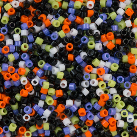 Miyuki Delica Seed Bead 11/0 Mix Trick Or Treat 7g Tube (9015)