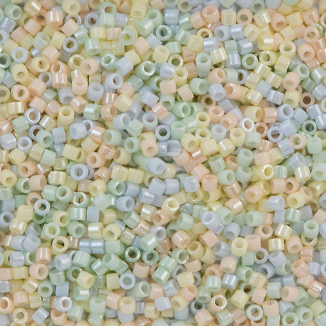 Miyuki Delica Seed Bead 11/0 Mix Spring Celebration 2-inch Tube (9025)