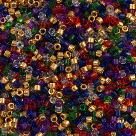 Miyuki Delica Seed Bead 11/0 Mix Precious Gems 2-inch Tube (9031)