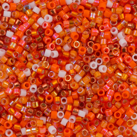 Miyuki Delica Seed Bead 11/0 Mix Creamsicle 7g Tube (9077)