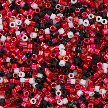 Miyuki Delica Seed Bead 11/0 Mix Ladybug 7g Tube (9081)