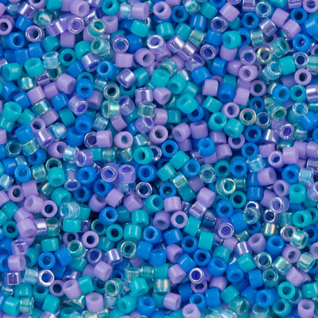 Miyuki Delica Seed Bead 11/0 Mix Cool Waters 2-inch Tube (9100)