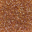 Miyuki Delica Seed Bead 15/0 Transparent Dark Topaz AB DBS1241