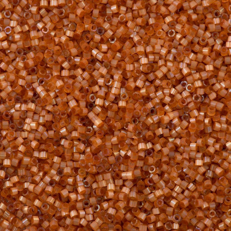 25g Miyuki Delica Seed Bead 11/0 Dyed Topaz Silk Satin DB1804