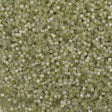 Miyuki Delica Seed Bead 11/0 Dyed Pale Lime Silk Satin 2-inch Tube DB1815