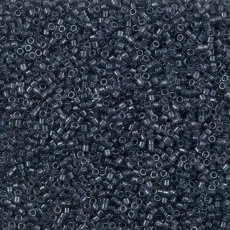 25g Miyuki Delica Seed Bead 11/0 Transparent Gray Luster DB1897