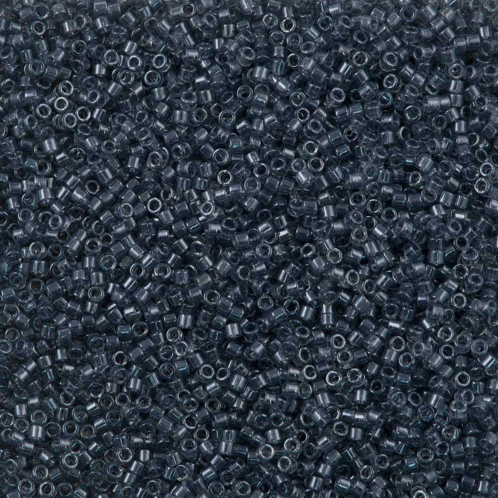 Miyuki Delica Seed Bead 11/0 Transparent Gray Luster 7g Tube DB1897