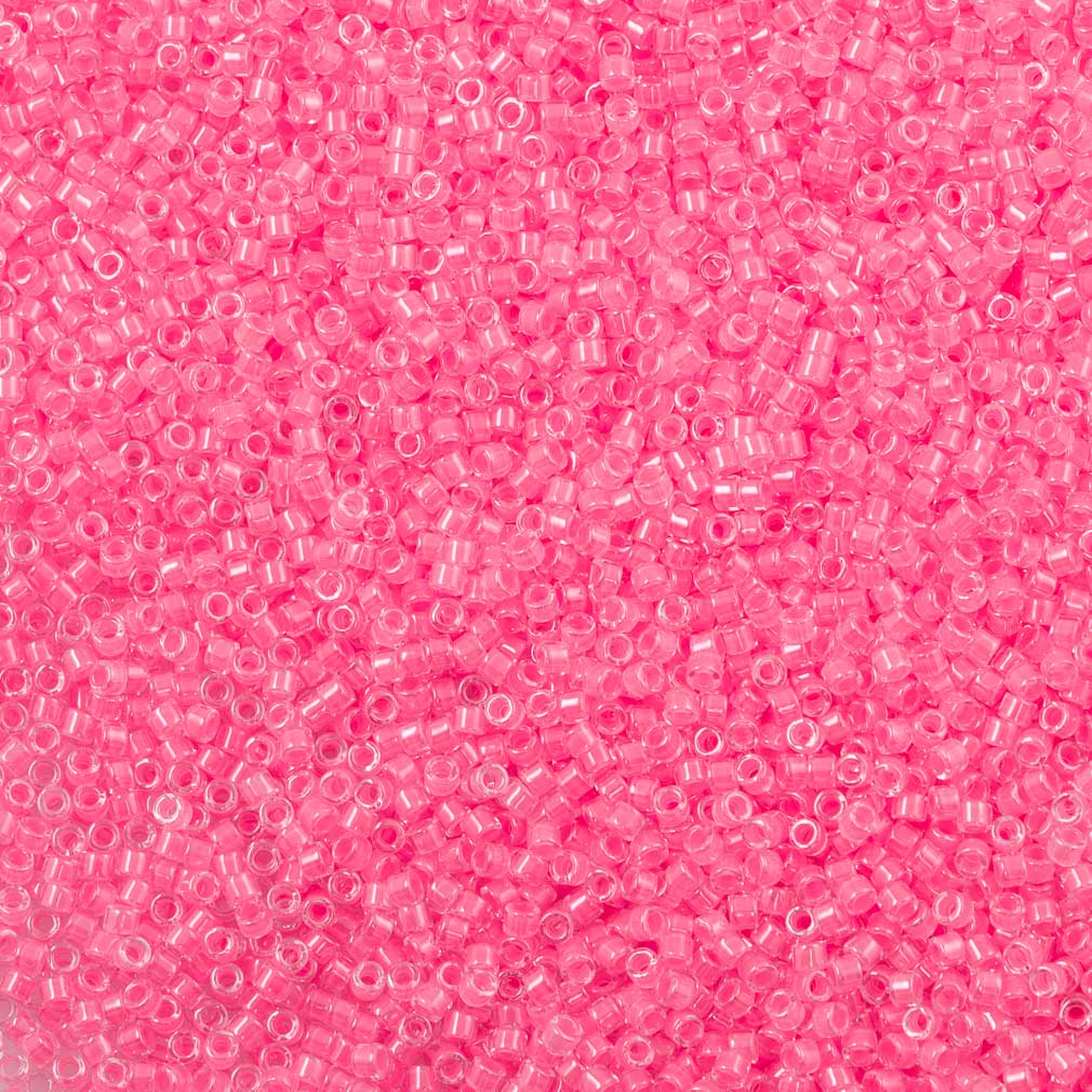 Miyuki Delica Seed Bead 11/0 Luminous Cotton Candy 2-inch Tube DB2036