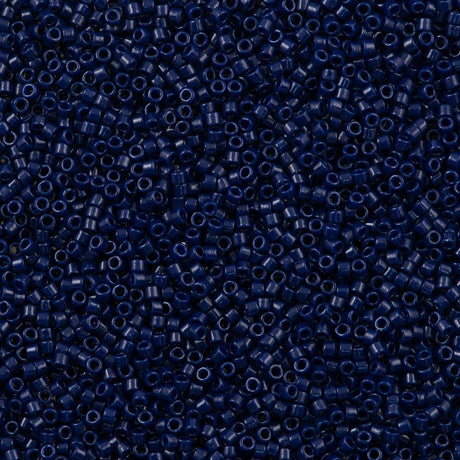 25g Miyuki Delica Seed Bead 11/0 Duracoat Opaque Matte Dyed Cobalt DB2144