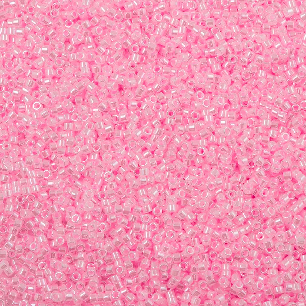 Miyuki Delica Seed Bead 11/0 Ceylon Pink 2-inch Tube DB244