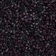 25g Miyuki Delica Seed Bead 11/0 Inside Dyed Color Green Maroon DB279