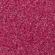 25g Miyuki Delica seed bead 11/0 Inside Dyed Color Dark Pink AB DB914