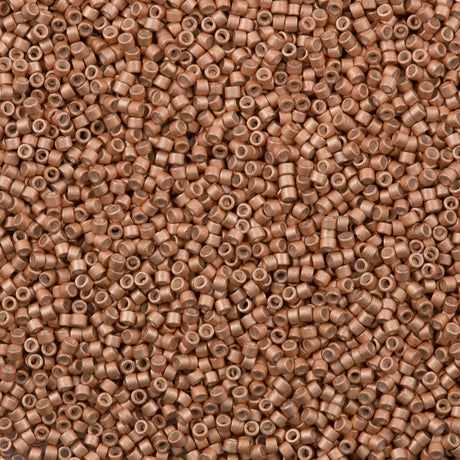 25g Miyuki Delica Seed Bead 11/0 Semi Matte Galvanized Muscat DB1155