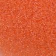 25g Miyuki Delica Seed Bead 11/0 Crystal Glazed Tangerine DB1411