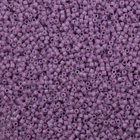 25g Miyuki Delica Seed Bead 11/0 Duracoat Dyed Opaque Crocus DB2136