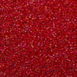 25g Miyuki Delica seed bead 11/0 Opaque Red AB DB214