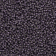 25g Miyuki Delica seed bead 11/0 Galvanized Matte Eggplant DB1174