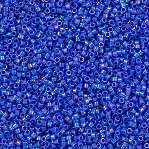 25G Miyuki Delica Seed Bead 11/0 Opaque Star Spangle Blue AB DB1578 ...