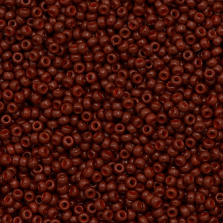 Miyuki Round Seed Bead 11/0 Duracoat Dyed Opaque Maroon (4470)