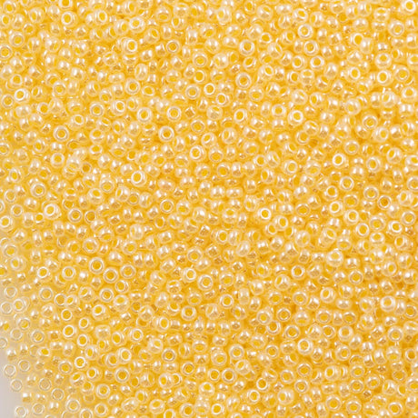 50g Miyuki Round Seed Bead 11/0 Daffodil Ceylon (516)