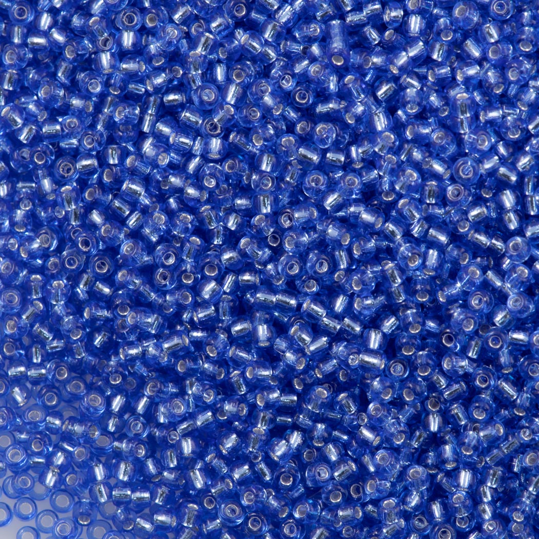 Miyuki Round Seed Bead 11/0 Silver Lined Sapphire (19)