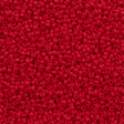 50g Miyuki Round Seed Bead 11/0 Matte Opaque Dark Red (408F)