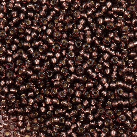 Miyuki Round Seed Bead 11/0 Duracoat Silver Lined Dyed Plum (4280)