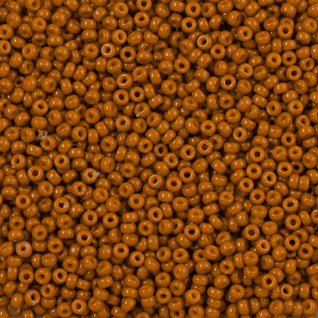 Miyuki Round Seed Bead 11/0 Duracoat Opaque Persimmon 22g Tube (4458)