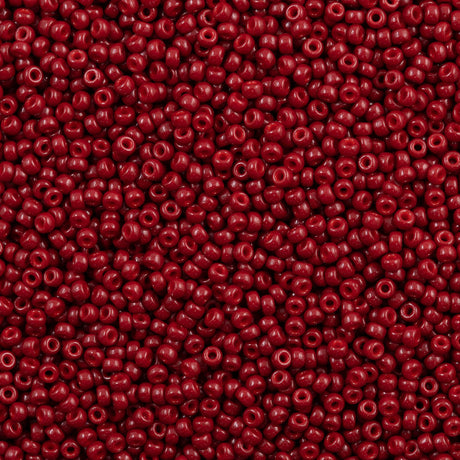 50g Miyuki Round Seed Bead 11/0 Duracoat Dyed Opaque Jujube (4469)