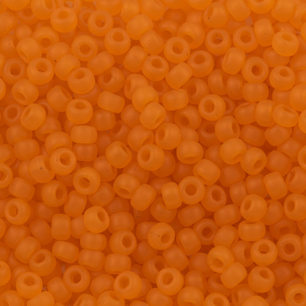 Miyuki Round Seed Bead 6/0 Matte Orange (138F)