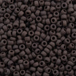 Miyuki Round Seed Bead 8/0 Matte Opaque Chocolate (409F)