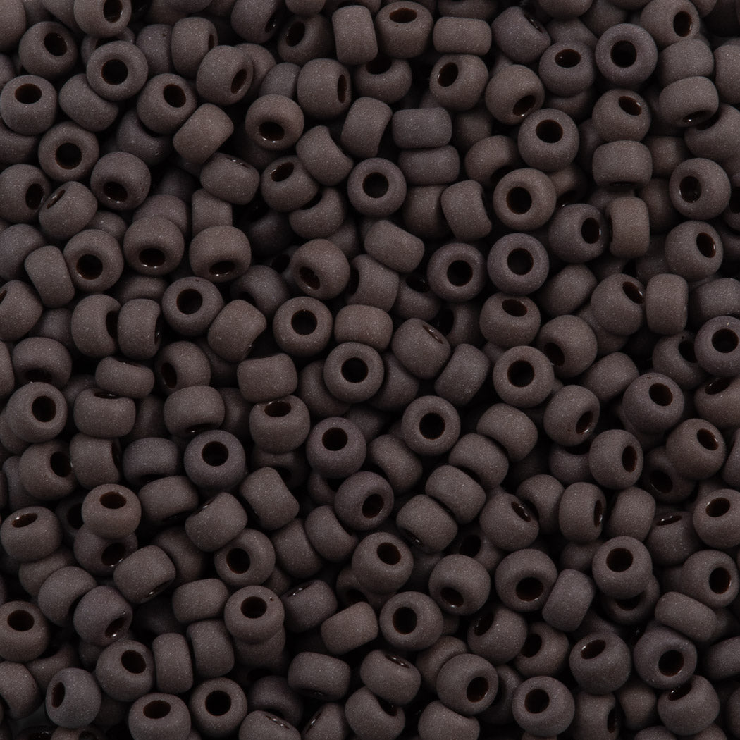 Miyuki Round Seed Bead 8/0 Matte Opaque Chocolate (409F)