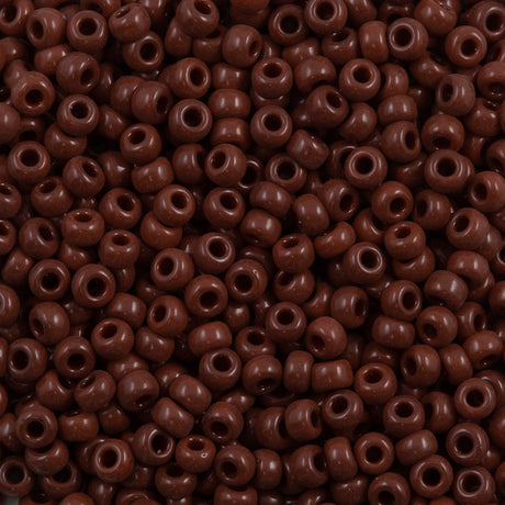 Miyuki Round Seed Bead 8/0 Opaque Chocolate (419)