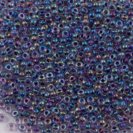 Miyuki Round Seed Bead 11/0 Inside Color Lined Amethyst AB (274)