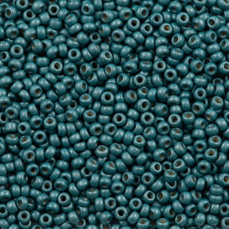 Miyuki Round Seed Bead 11/0 Duracoat Matte Galvanized Sea Foam (4217F)