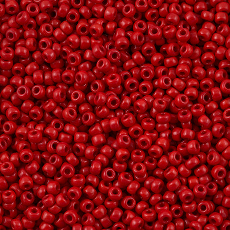 Miyuki Round Seed Bead 11/0 Opaque Dark Red (408)