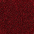 Czech Seed Bead 10/0 Silver Lined Ruby (97090)