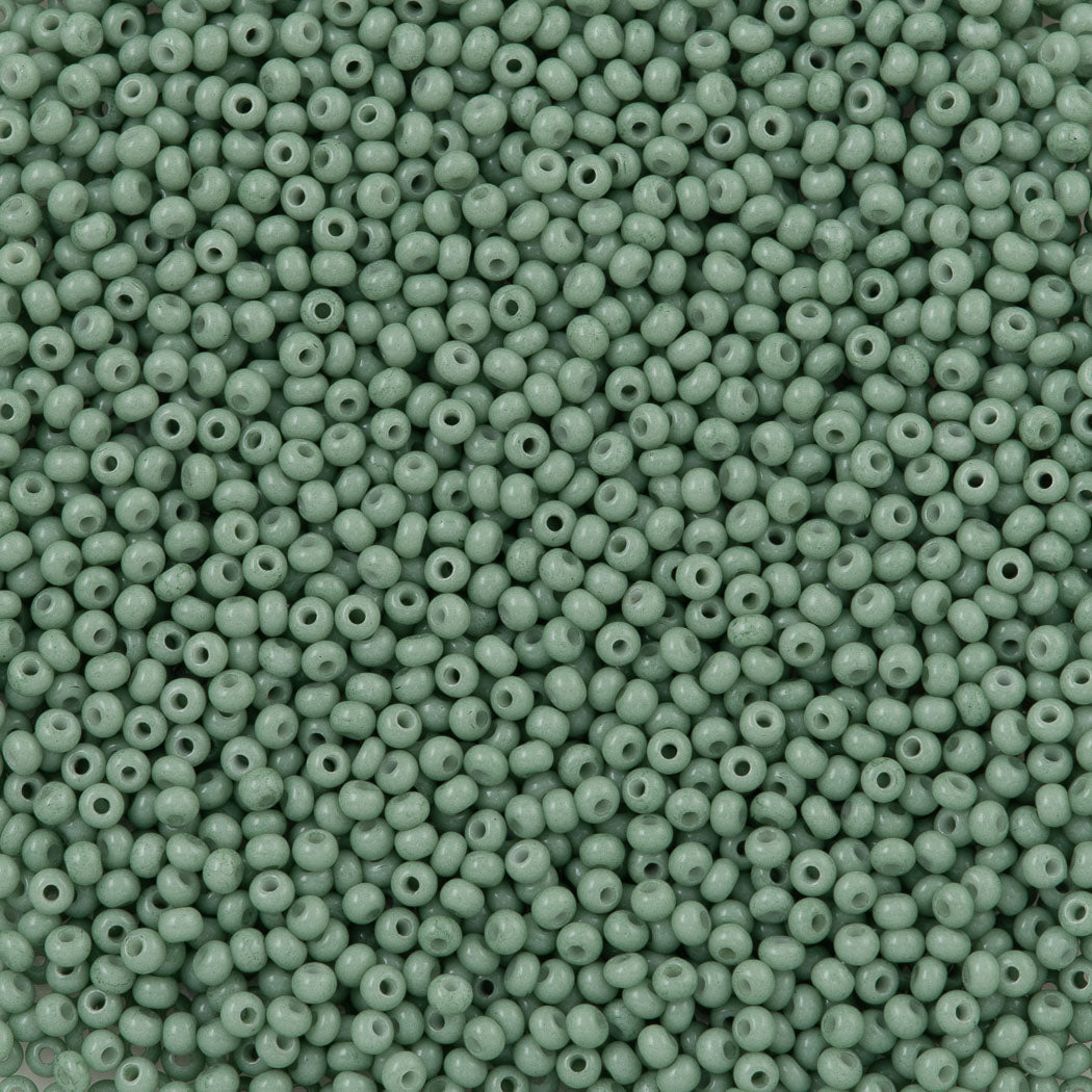 Czech Seed Bead 11/0 Solgel Jade Opaque 50g (03663)