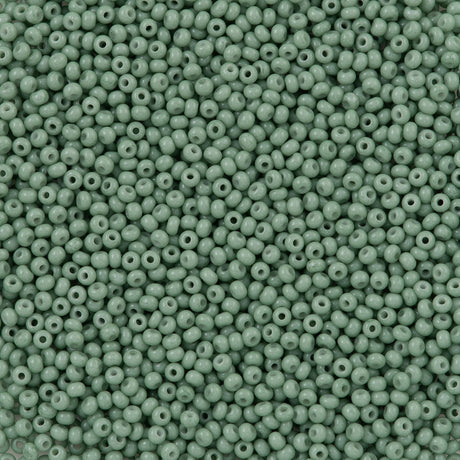 Czech Seed Bead 11/0 Solgel Jade Opaque 50g (03663)