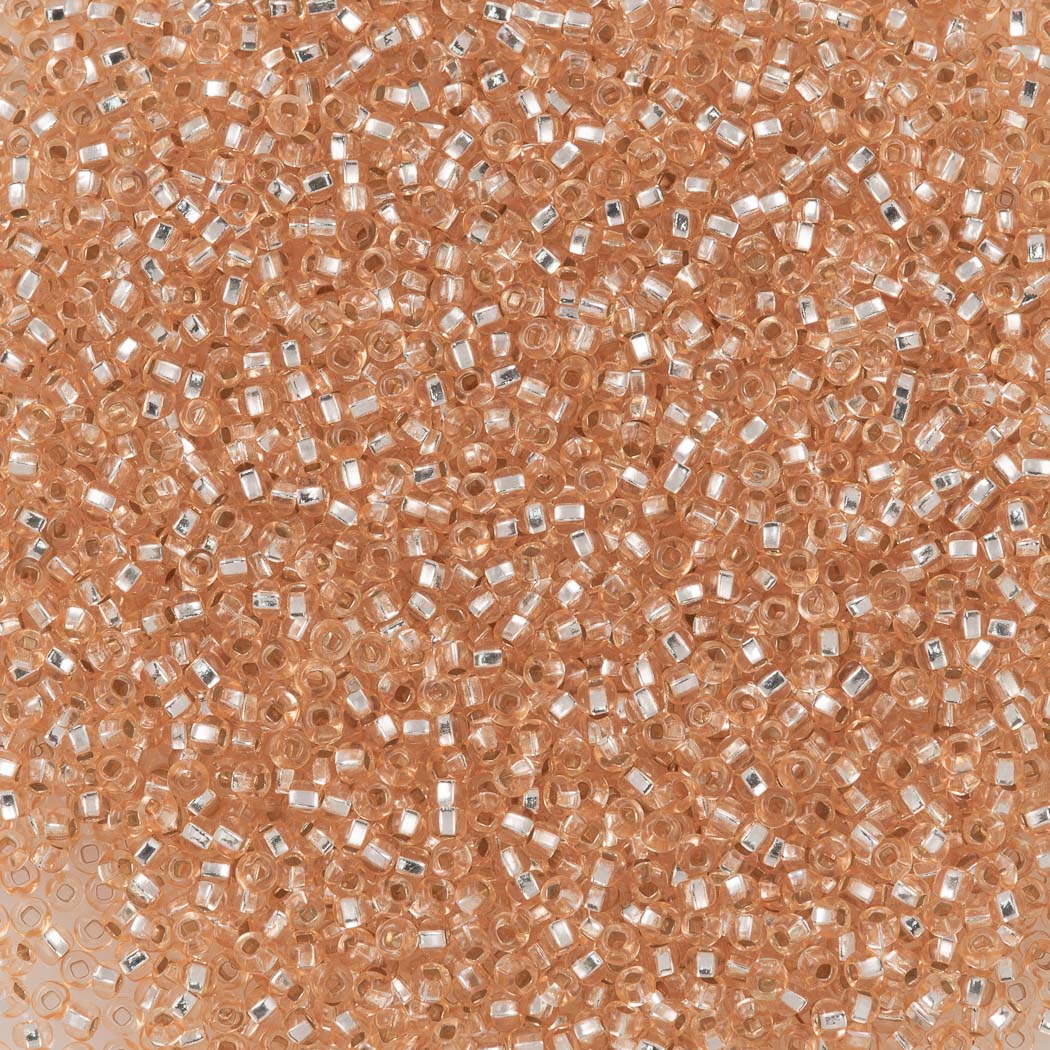 Preciosa Czech Seed Bead 11/0 Champagne Silver Lined (08288)