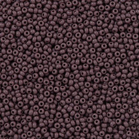 Czech Seed Bead 11/0 Opaque Dark Purple (23040)