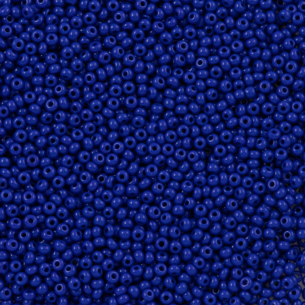 Czech Seed Bead 11/0 Dark Sapphire AB 2-inch Tube (31100)