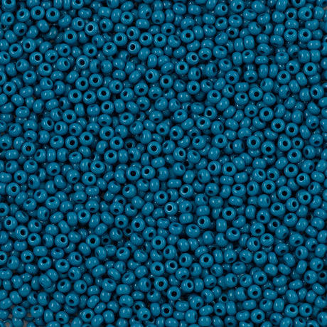 Czech Seed Bead 11/0 Navy Blue Opaque 2-inch Tube (33070)