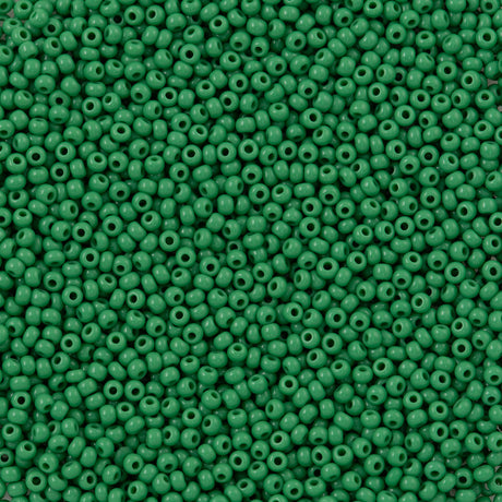 Czech Seed Bead 11/0 Opaque Green (53250)