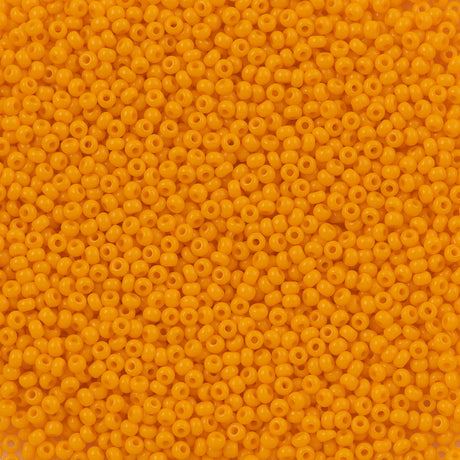 Preciosa Czech Seed Bead 11/0 Opaque Light Orange (93110)