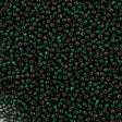 Czech Seed Bead 6/0 Silver Lined Dark Green 2-inch Tube (57150)