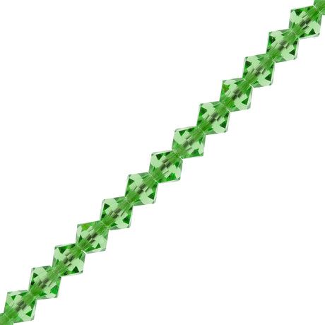 144 Preciosa Crystal 3mm Bicone Bead Peridot (50520)